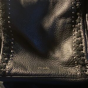 The Sak Textured Black Leather Tote